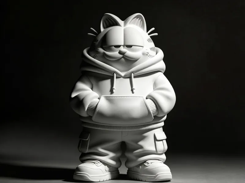 Garfield Streetwear Vinyl Toy [Minimal Support] 