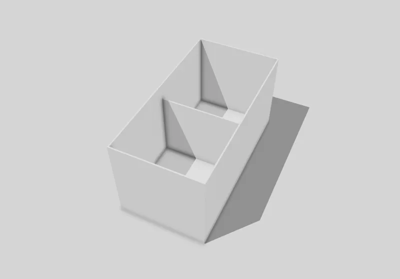 Storage box with dividers