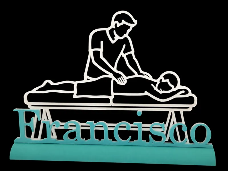 Figura decorativa fisioterapia - Figura másculina