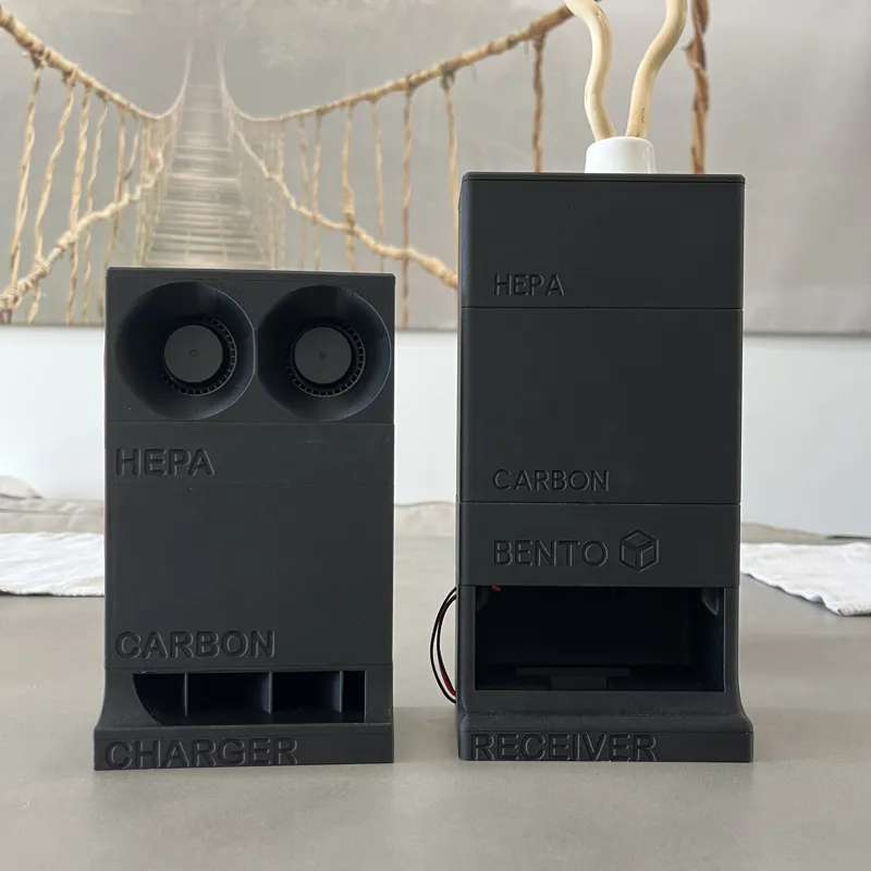 Wireless powered Bento Box Air Purifier for X1C / P1P
