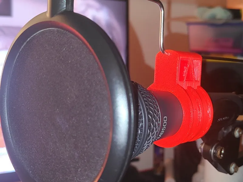 Pop Filter Clip Adapter — Behringer XM8500