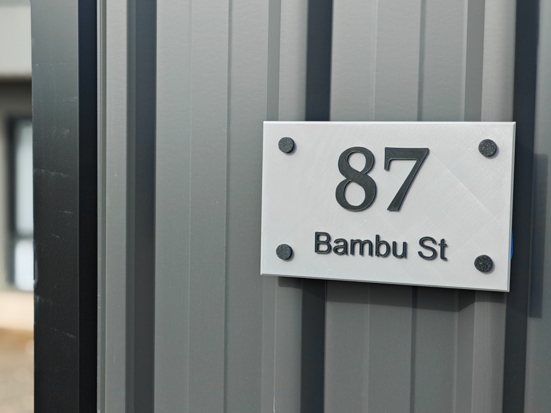 Address Sign