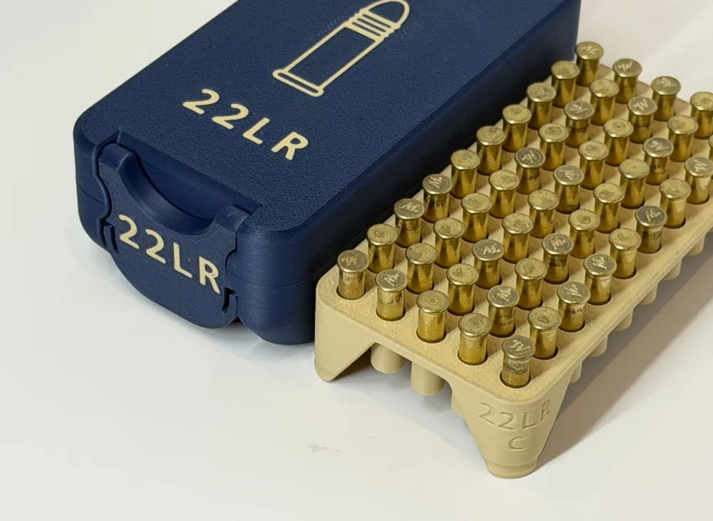 Ammo Box - 22LR - COMPACT - 50/60/78 Rounds - Free 3D Print Model ...