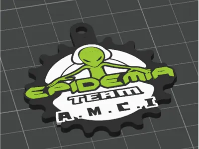 Epidemic Keychain