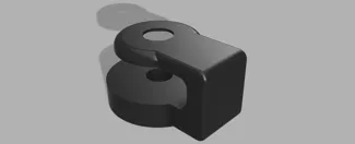 Entretoise pour bulle Tuareg 660 avec soutien de l'écrou