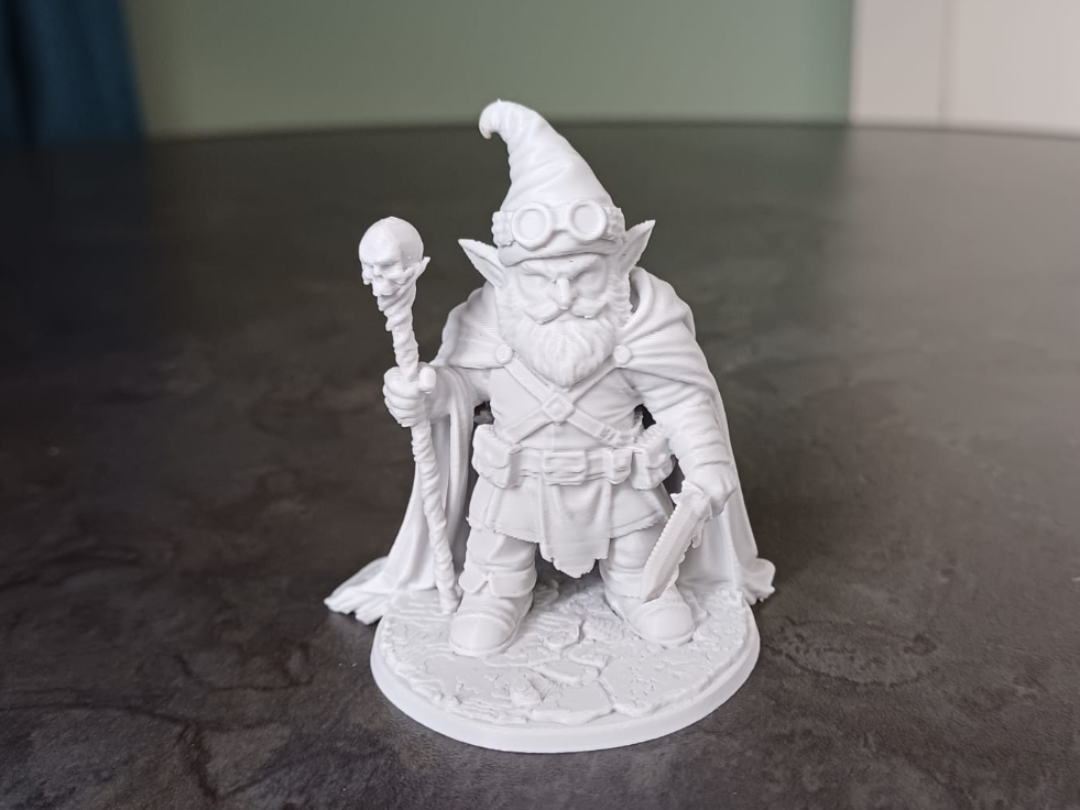 Fantasy Gnome Wizard with Staff