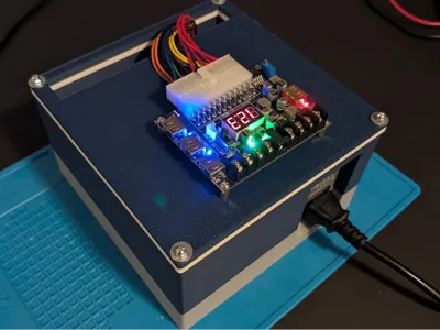 PSU Cover box with breakout board (Simple model)