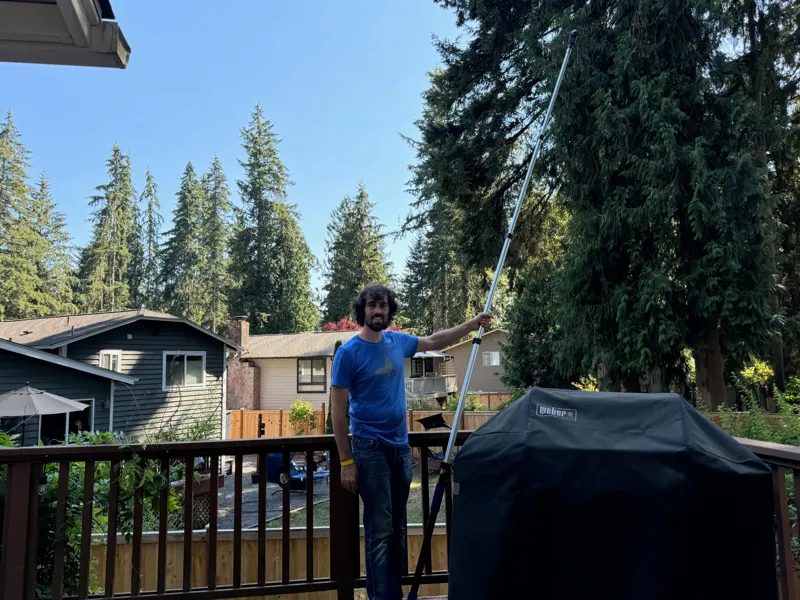 World's Longest Selfie Stick (Camera Mop Adapter)