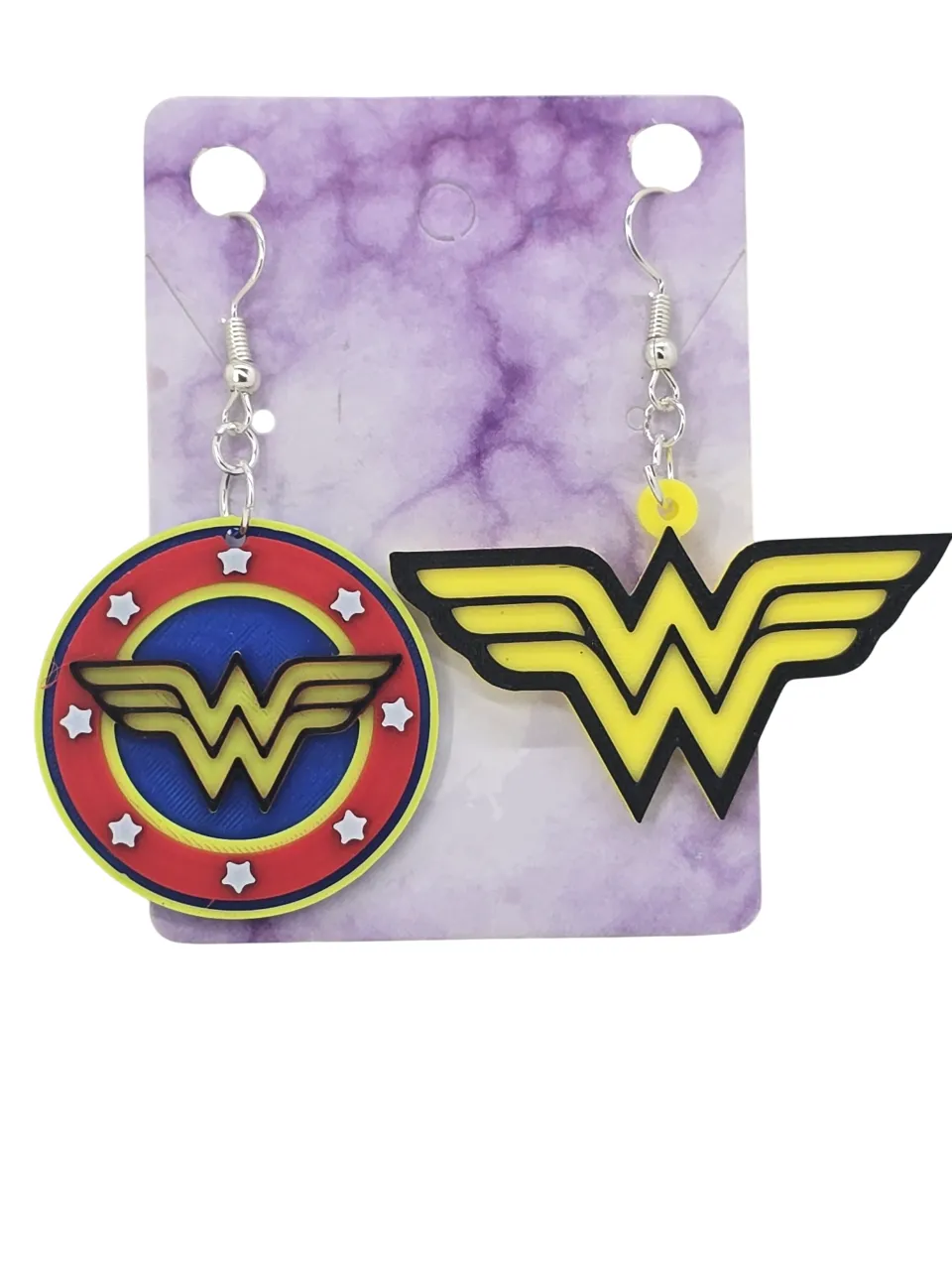 Wonder Woman Earrings view 2