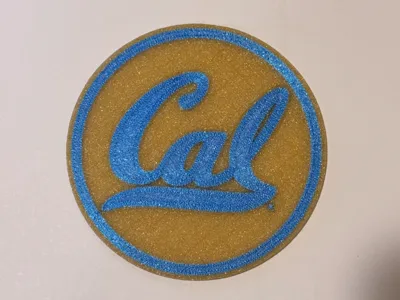 Cal Bears Coaster with Border