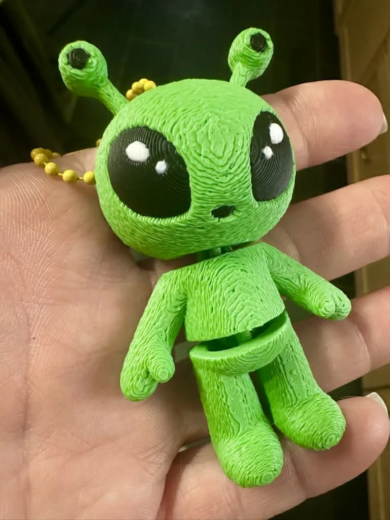 Alien Collection Earrings Keychain Buddy view 4