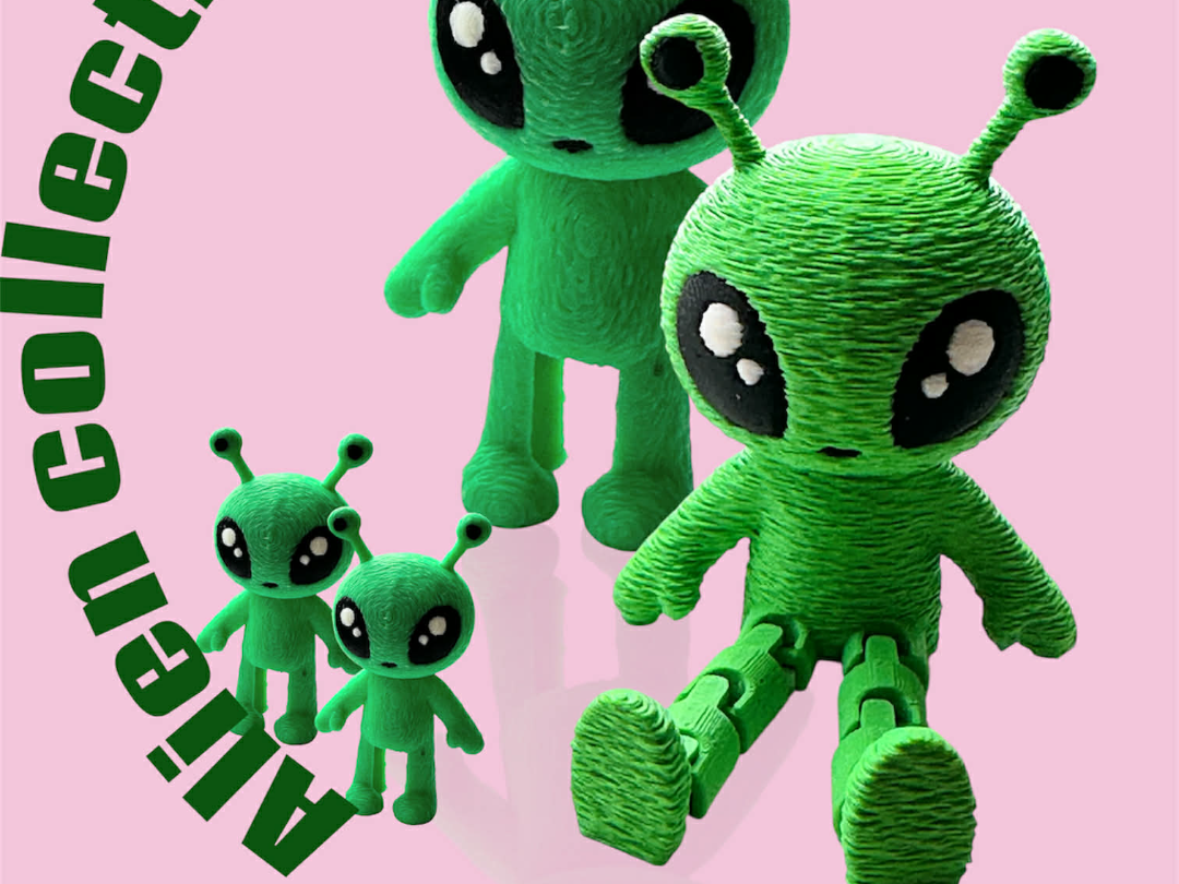 Alien Collection Earrings Keychain Buddy
