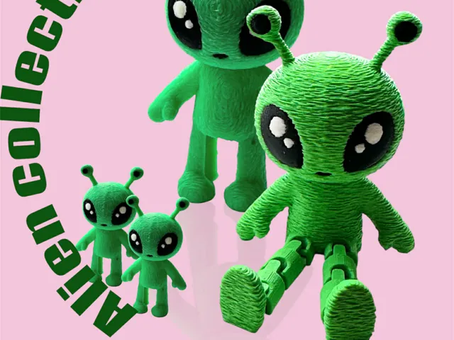 Alien Collection Earrings Keychain Buddy