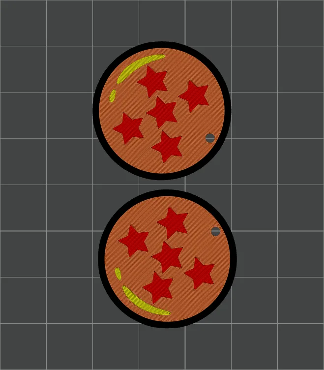 Dragonball Earrings view 2