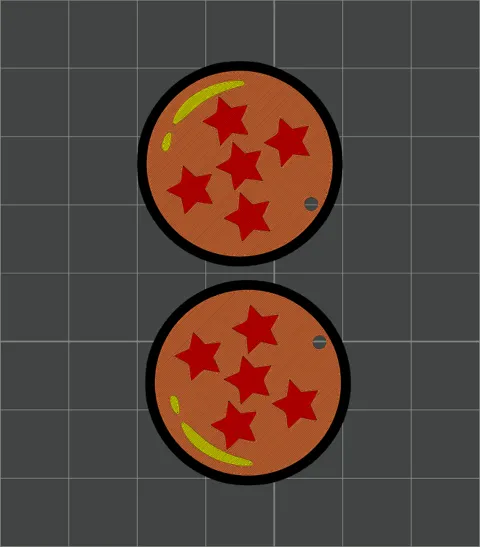 Dragonball Earrings view 2