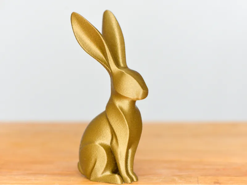 Minimalist Bunny Sculpture | Easter Decor