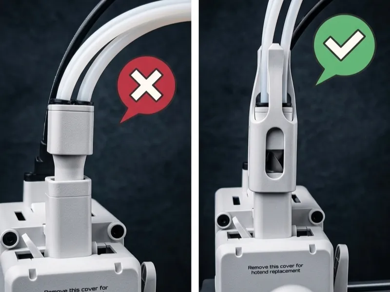 A2L PTFE Tube Support and Hub Guard - 2in1
