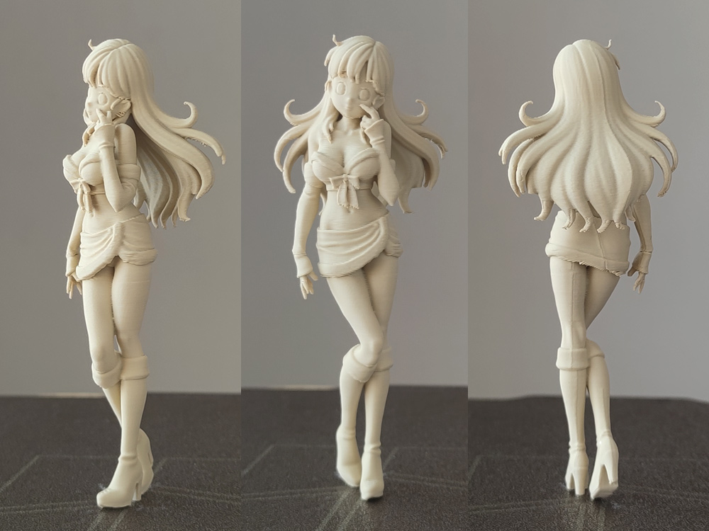 Miniatura 3 do modelo 3D 龙珠 兰琪+布尔玛+18号 圣诞装