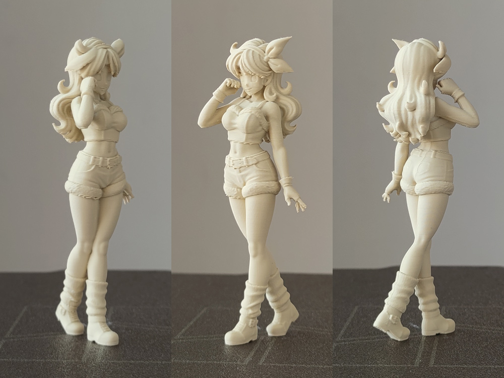Miniatura 2 do modelo 3D 龙珠 兰琪+布尔玛+18号 圣诞装