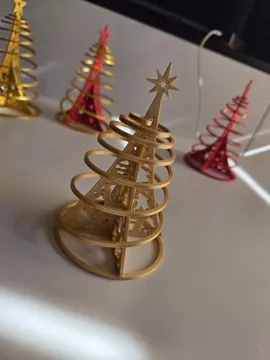 Letrero o emblema decorativo: Magical Spiral Christmas Tree - Easy Assembly — vista de referencia 3