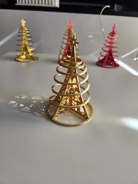 Letrero o emblema decorativo: Magical Spiral Christmas Tree - Easy Assembly — vista de referencia 4