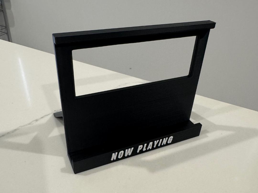 Vinyl Record "Now Playing" Display Holder