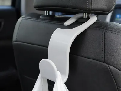 Car Headrest Bag Hook –Hanging Storage for Driving