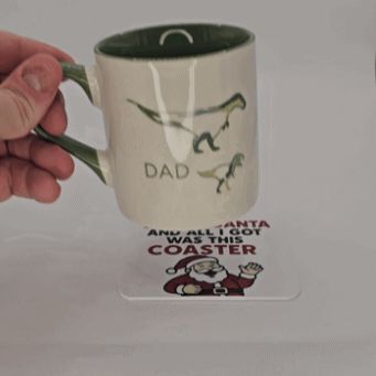 I Did Secret Santa – Funny Gift Coaster