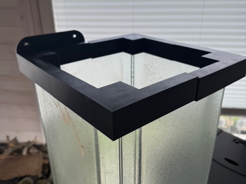Profilglas Säule 3D model