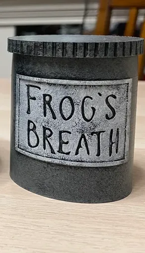 NBC Sally's Ingredient Jars: Frog's Breath