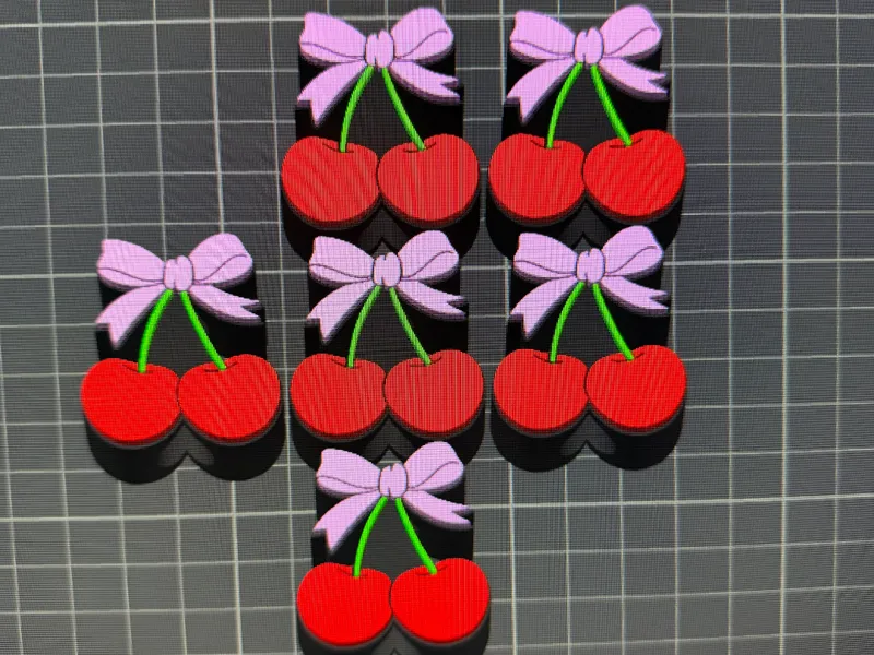 Cherry Straw Topper