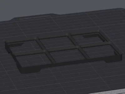 Gridfinity 4mm riser for 3x2 rugged case