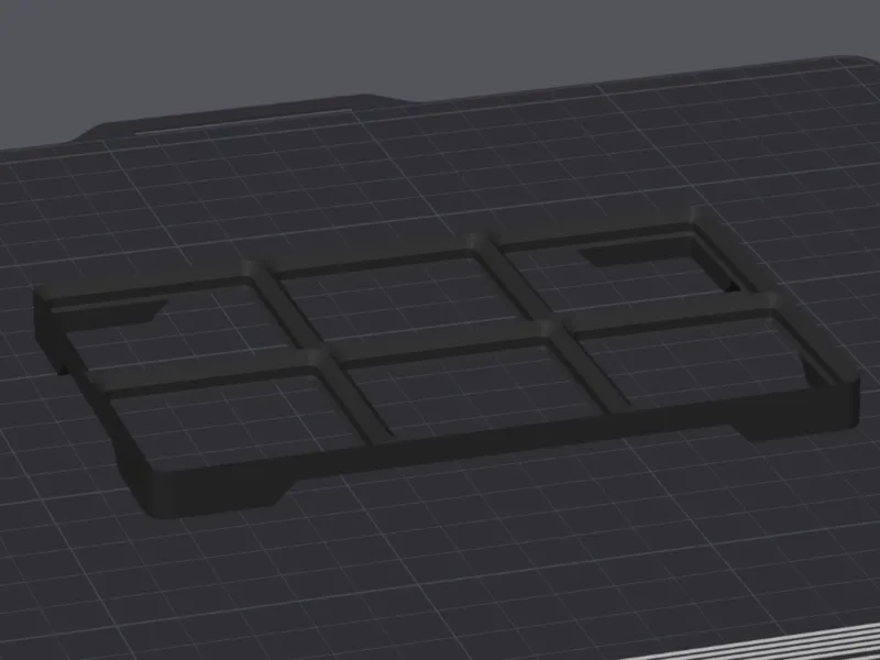 Gridfinity 4mm riser for 3x2 rugged case