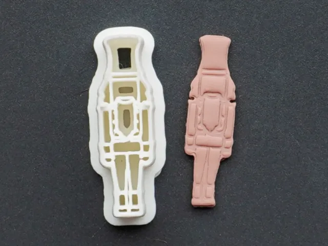 Christmas Nutcracker Polymer Clay Cutter Earrings