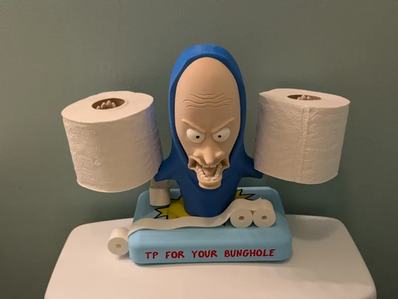 The Great Cornholio TP Holder