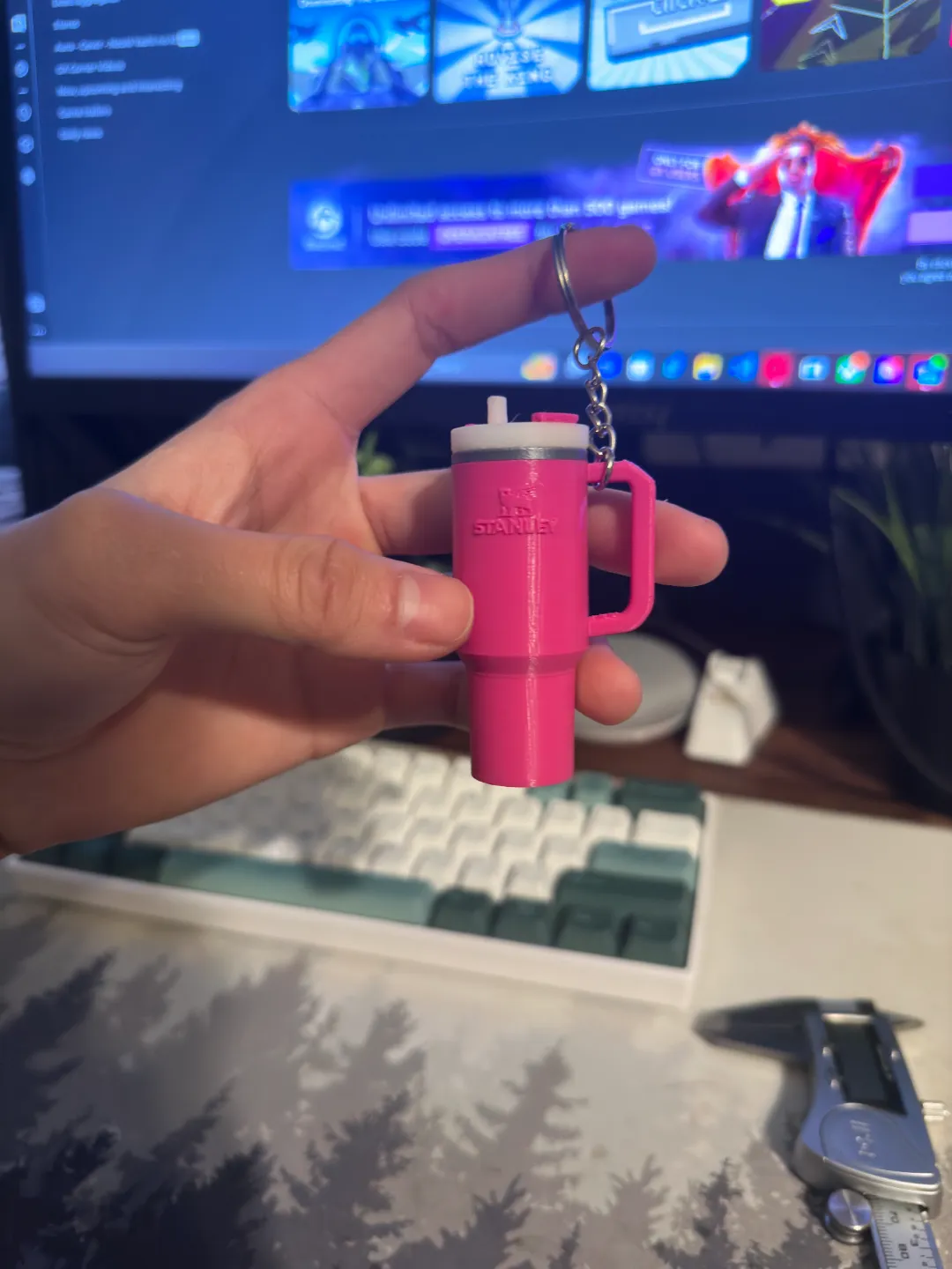 Stanley Cup Keychain view 3