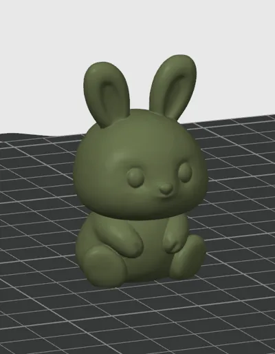 Cute rabbit - Free 3D Print Model - MakerWorld