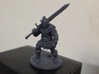 Figurine Ork barbare pour jeu de rôle — photo 1
