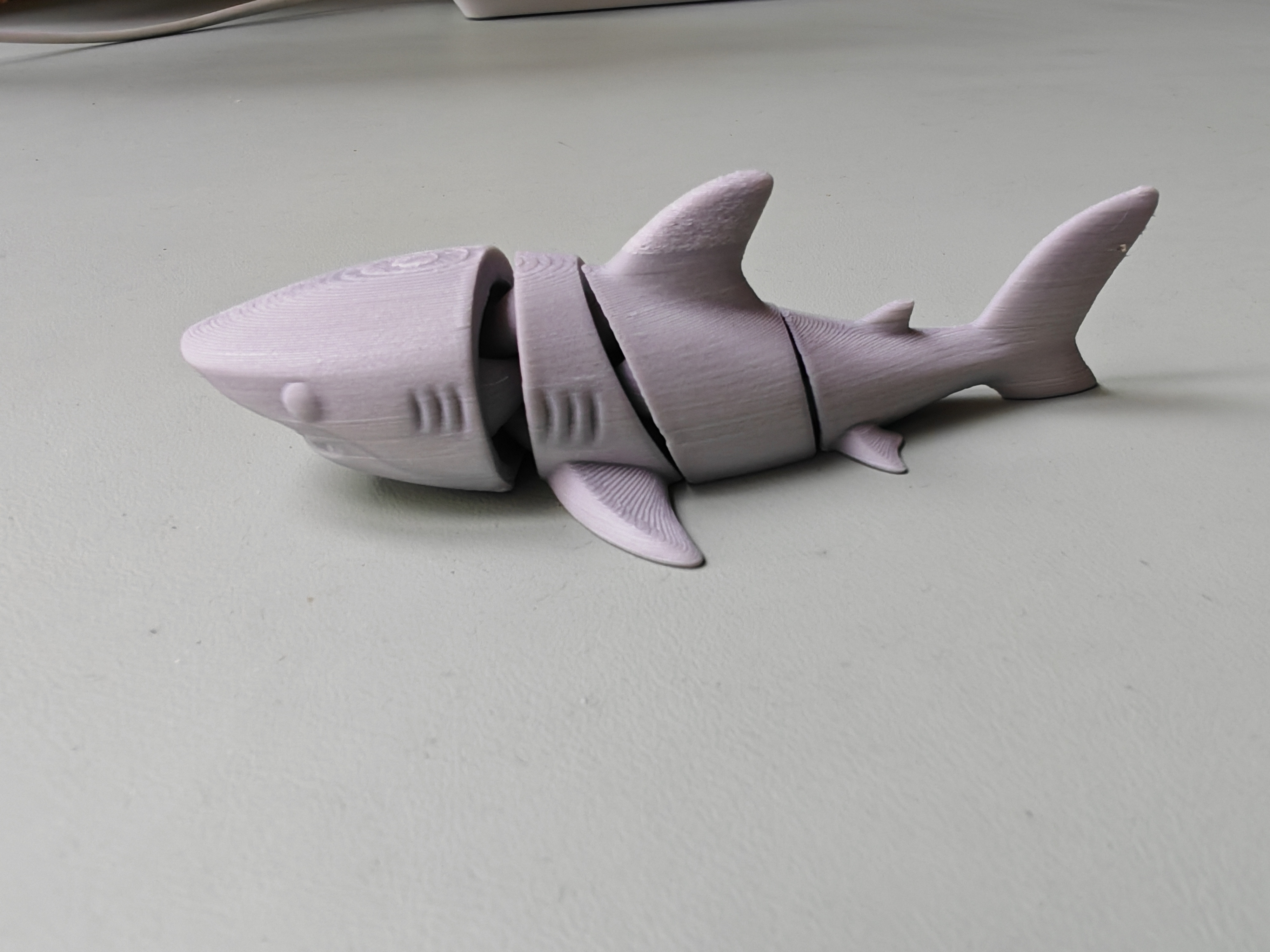 Miniatura 1 do modelo 3D 迷你鲨鱼钥匙扣