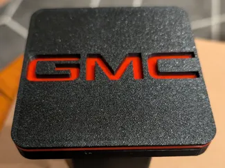 GMC 2" tow hitch cover recessed