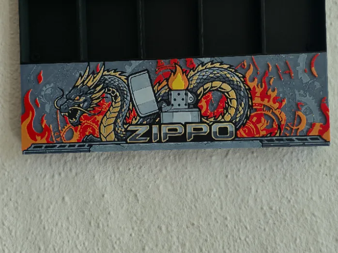 Hueforge Zippo Drache