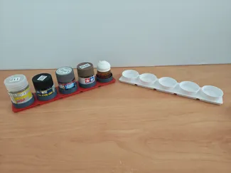 Tamiya Paint Holder for Gridfinity 5x1 