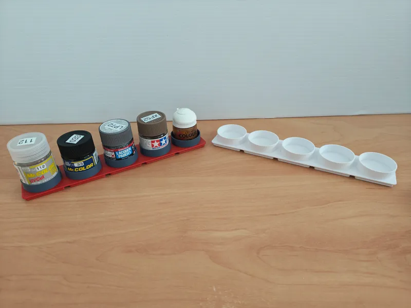 Tamiya Paint Holder for Gridfinity 5x1 