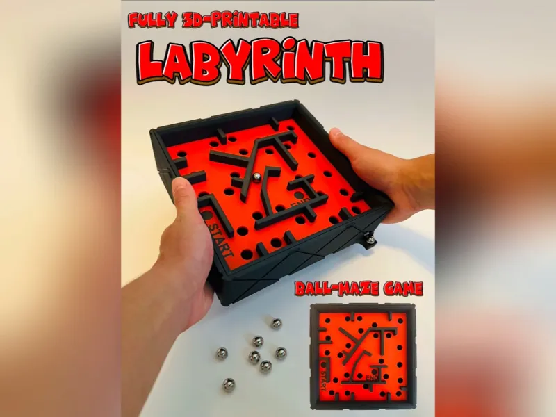 Labyrinth Challenge Maze Game- Boredom Destroyer