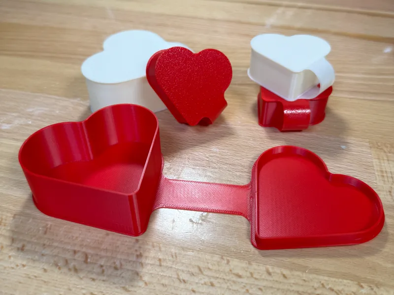Heart Flip Top Box