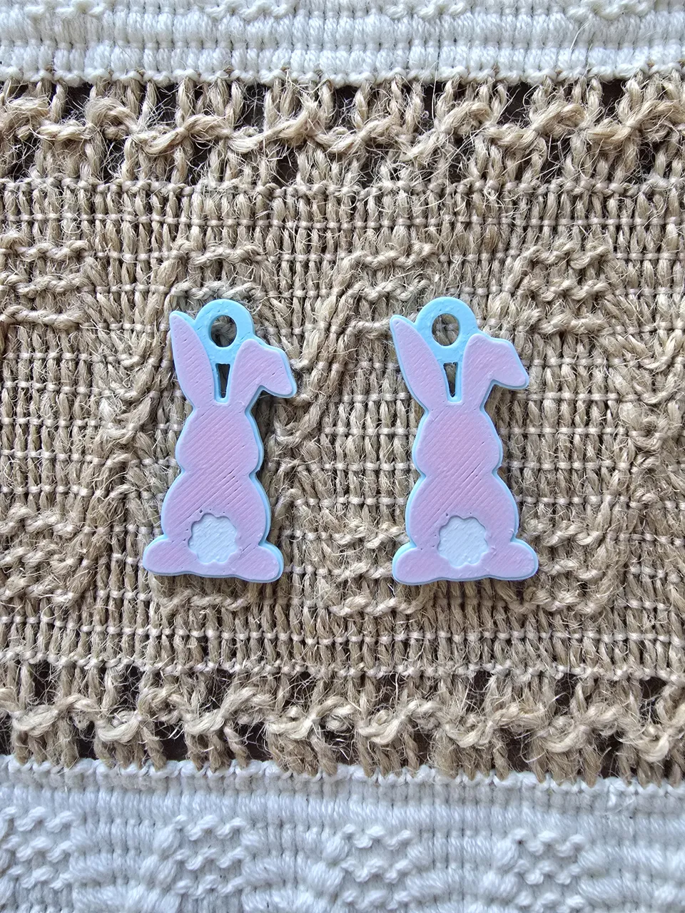 Easter Bunny Earrings view 2