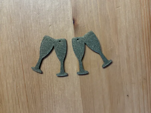 party glass earrings
