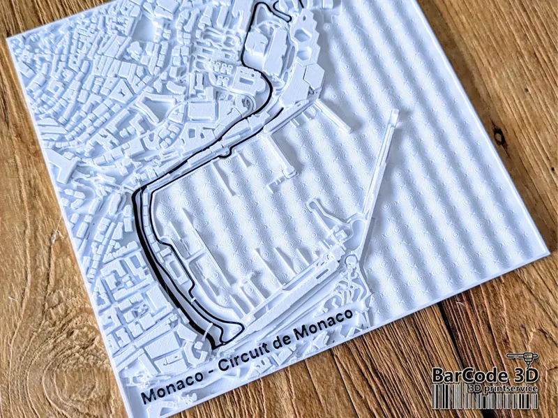 F1 Circuit Monaco 3D Street map