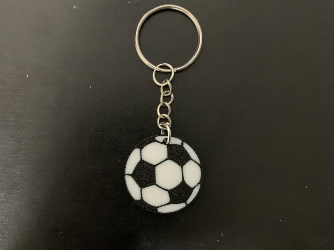 Soccer Ball Keychain