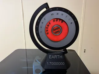 Model of the Earth planet